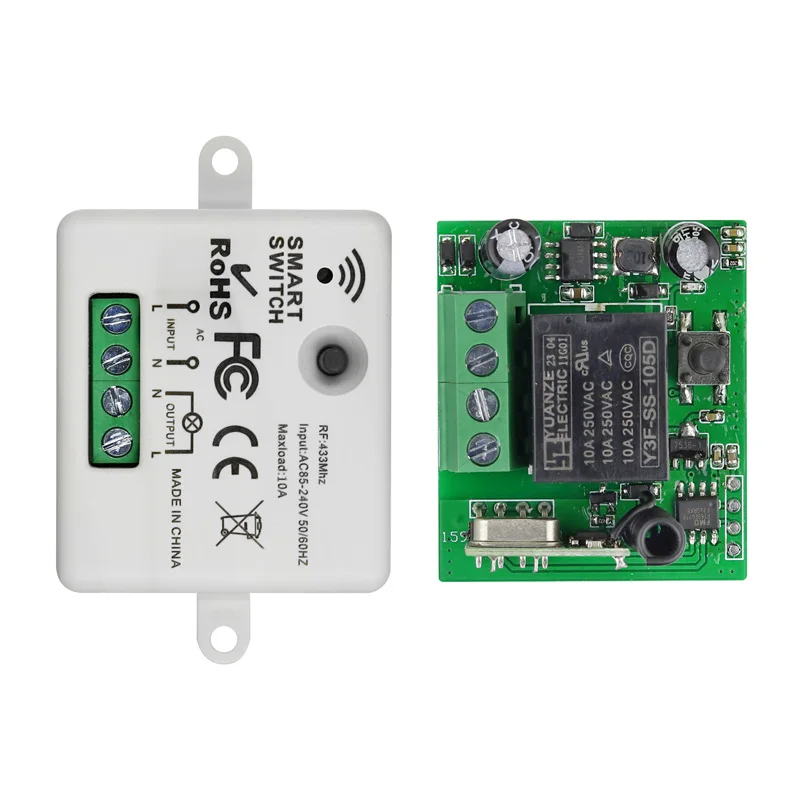 Беспроводной пульт дистанционного управления 433 МГц 220 В переменного тока 1000 1