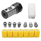 8 шт.компл. ER11A 5 мм удлинитель диаметра двигателя + 7x1 мм-7 мм ER11 держатель фрезерной пружины для ЧПУ токарного станка гравировки