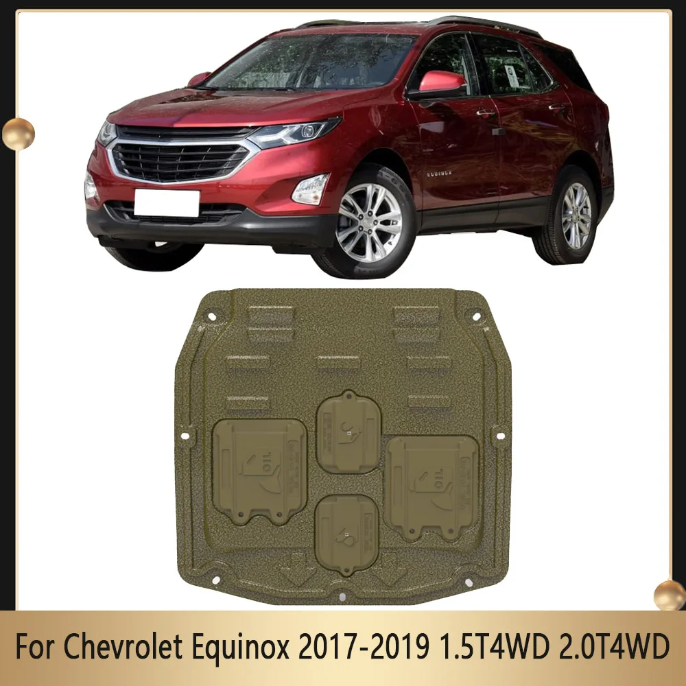 

Engine Chassis Guard Cover For Chevrolet Equinox 2017 2018 2019 1.5T4WD 2.0T4WD Shield Baffle Lower Protector Plate Fender Kit