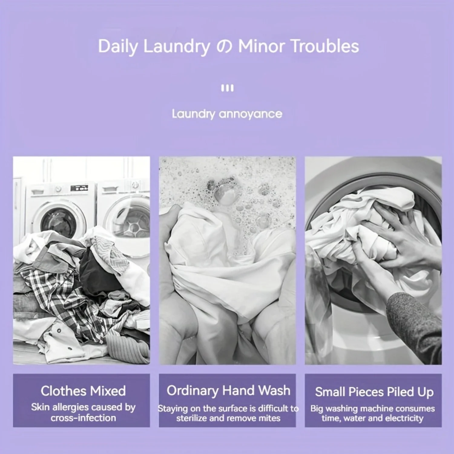 Складная Стиральная машина большой емкости галлонов Мини Портативная подходит