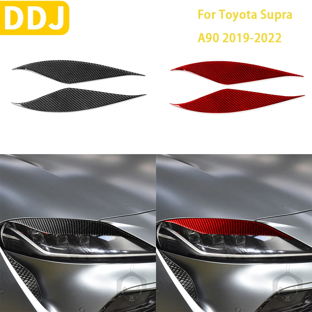 

Автомобильная лампа для Toyota Supra A90 2019-2022, наклейка для салона автомобиля из углеродного волокна, аксессуары LHD RHD