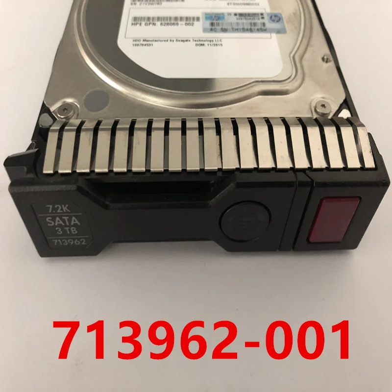 

90% New Original Hard Disk For HP 3TB 3.5" 128MB SATA 7200RPM For Server HDD For 713962-001 695503-003 713823-B21