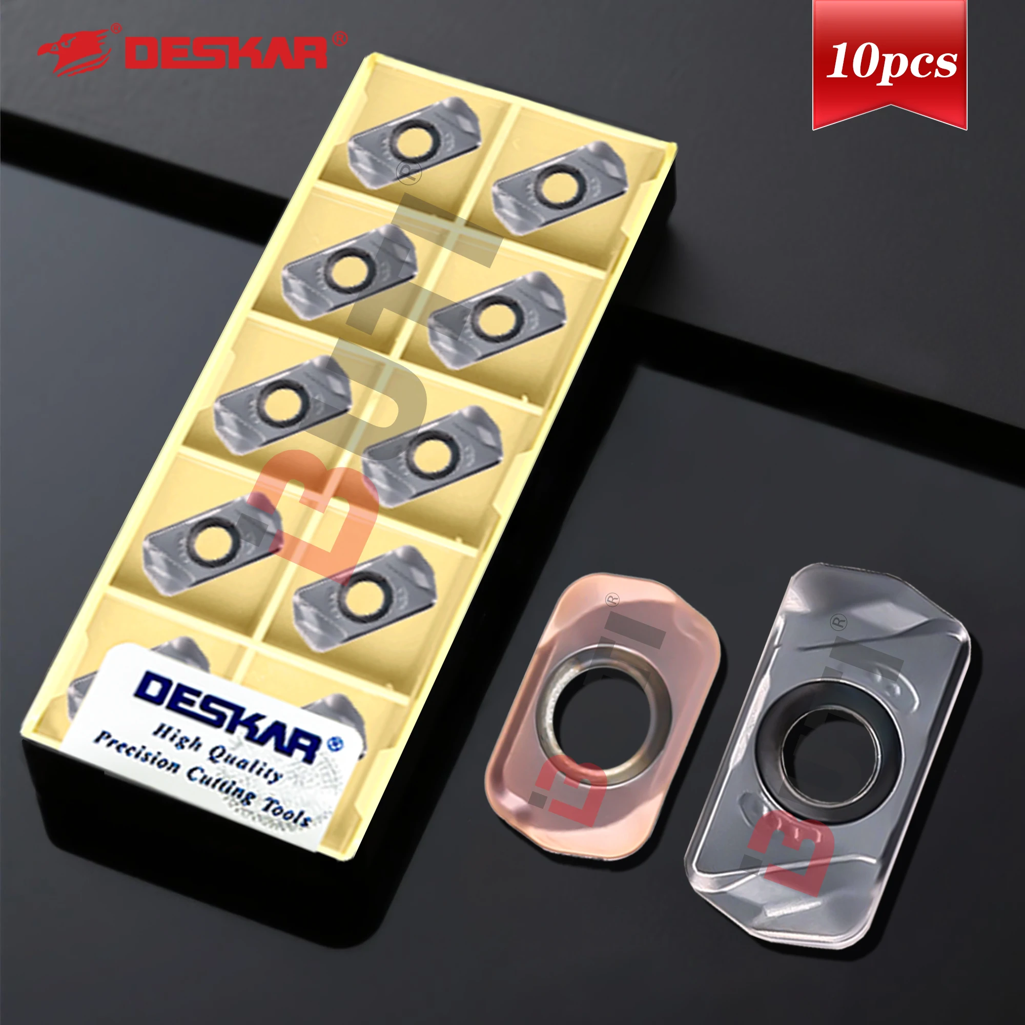 

LNMU0202ZER-MJ LNMU0303ZER-MJ LF6018 DESKAR Оригинальные фрезерные пластины с ЧПУ с быстрой подачей, подходящие для обработки инструментов из нержавеющей стали