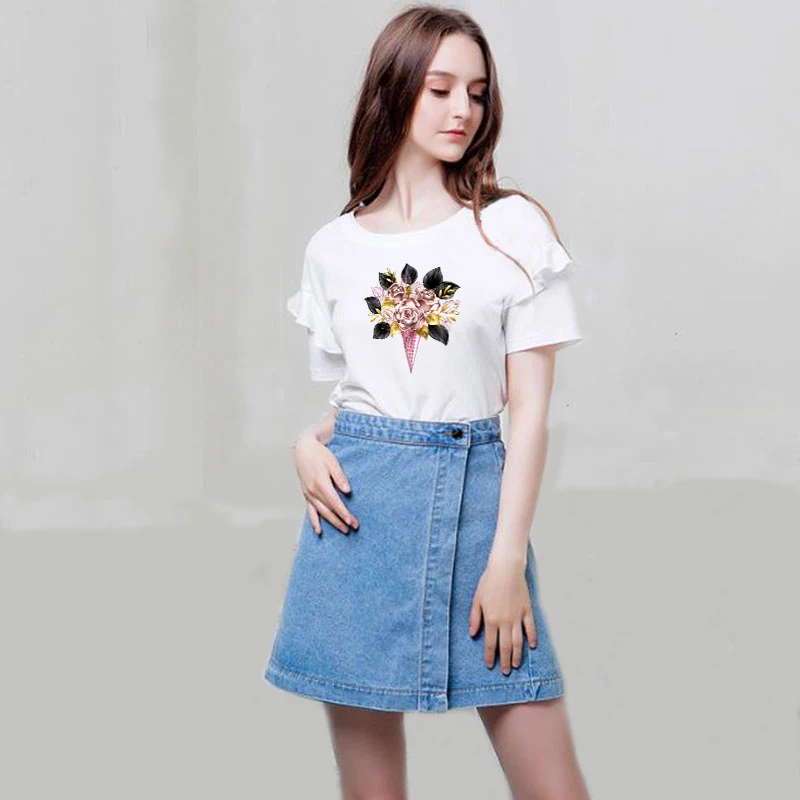 Красивая бабочка теплопередача DIY Наклейка для одежды Виниловая аппликация