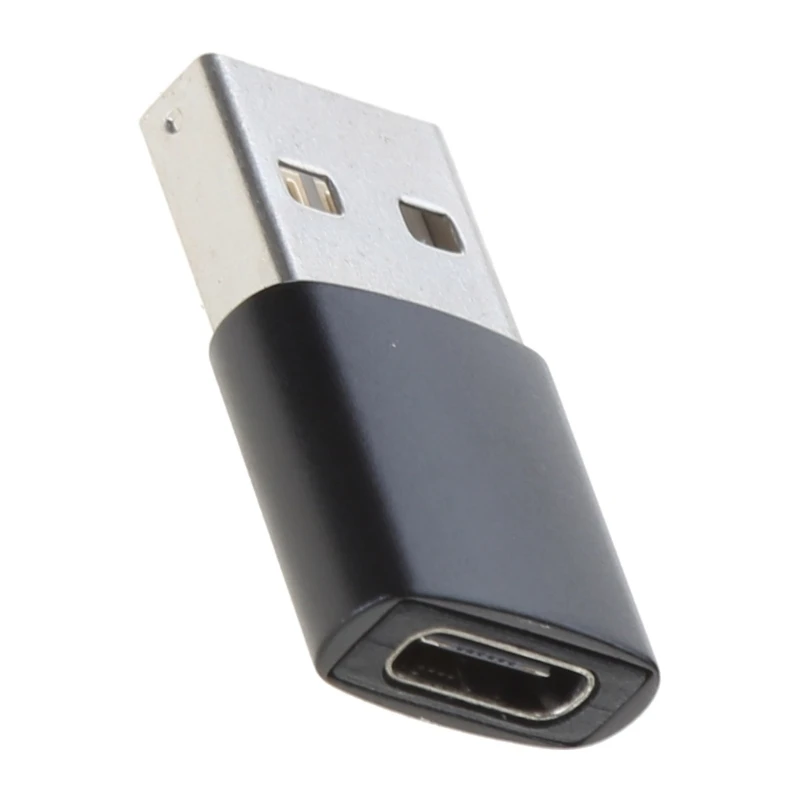 Переходник USB Type A (штекер) на USB Type C (гнездо) 63HA для зарядки
