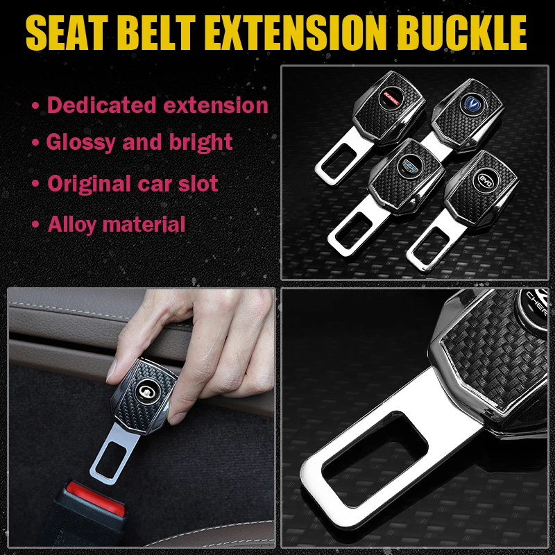 

1pc Car Safety Extension Buckle Insert Plug Clip for Skoda Octavia Fabia Karoq Octavia Mk2 Mk3 Kamiq Scala Kodiaq Accessories
