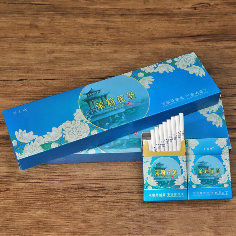 

Quitte Smoke Artifact Ice Mint Flavor Cigarettes Made from Chinese Tea Cigarette Non-tobacco Products No Nicotine