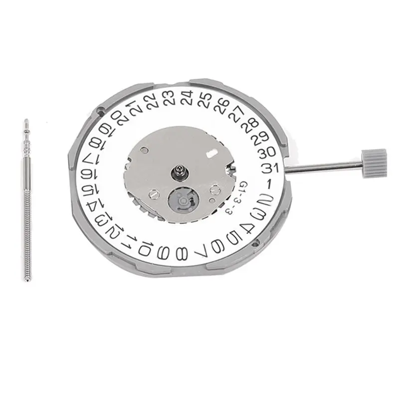 Фото Механизм A95D-GM12/GM10 с ручкой, трехточечным календарем GM12 и высокоточным трехштырьковым механизмом 0 мм для механических ча №1