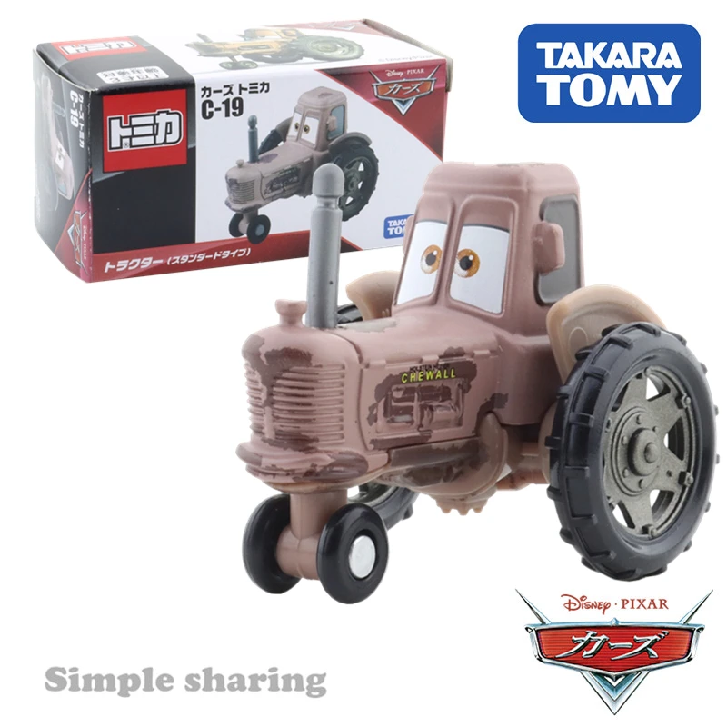 

Takara Tomy Tomica Disney Pixar CARS C-19 Tractor (Standard Type) Hot Pop Kids Toys Motor Vehicle Diecast Metal Model