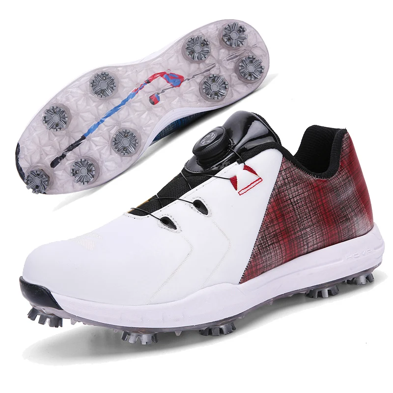 

Non-slip Men Golf Shoes Professional Lightweight Golf Footwear Outdoor Golf Sports Training Shoes Rotating Buckle Golf Sneakers