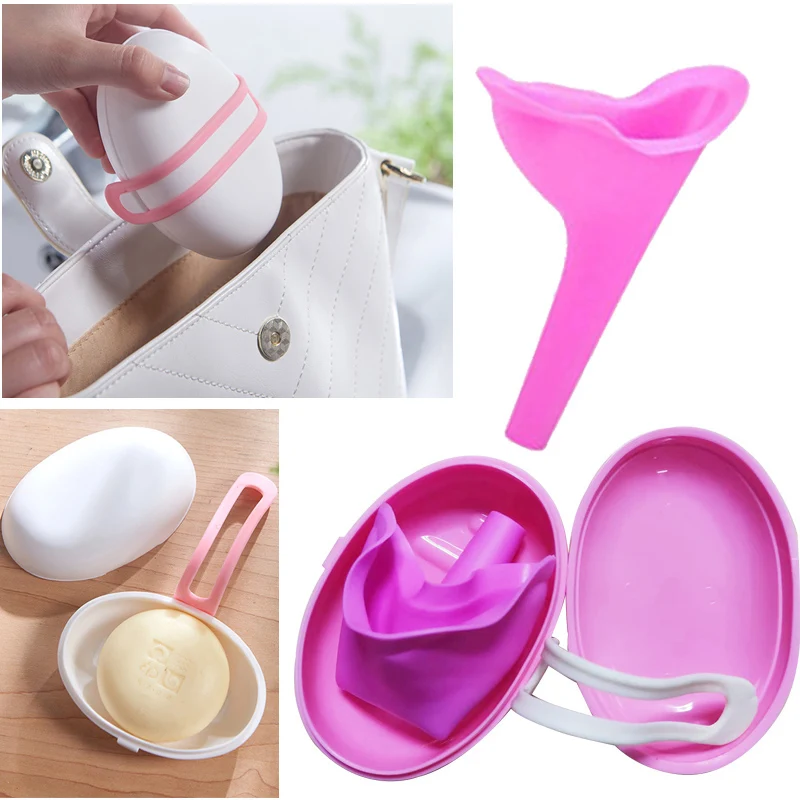 WETIPS Portable Emergency Female Urinal Reusable Urinals Female Pee Funnel Pipi Standing Women Urinals Girl Urinating Pee images - 6