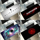 Аниме Коврик для мыши Dell Alienware, игровые аксессуары, противоскользящая клавиатура из натурального каучука для ПК XXL, Настольный коврик almohadilla para raton