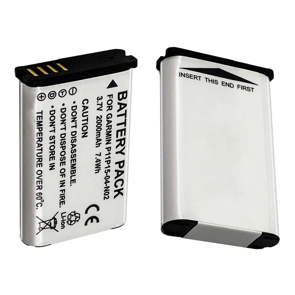 

Battery 010-11654-03 2000mAh For GARMIN Atemos 100 Monterra 680t 650t 610t 600t Alpha 100 200i Handheld GPS VIRB Action Camera