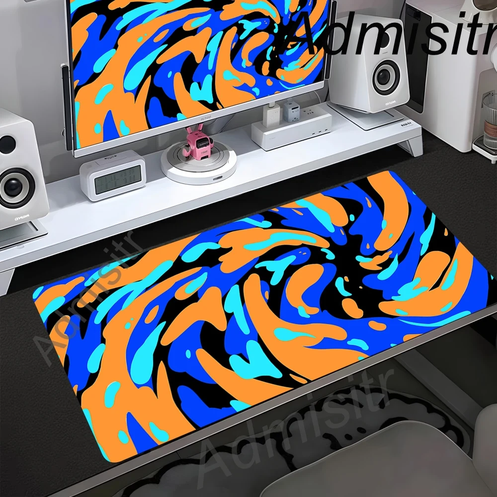 Фото Коврик для мыши Strata Liquid Gaming, коврик для игрового ПК, быстрая доставка, аксессуар, нескользящий, мягкий, размер XXL, большой коврик для мыши 900x400 мм №2