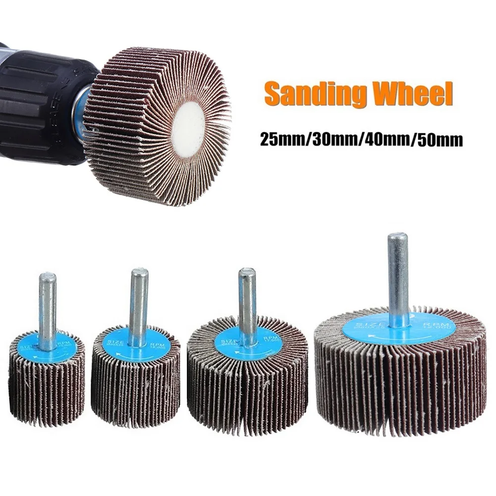 

1Pc Sanding Flap Disc Grinding Wheel Bit 80 Grit 25/30/40/50mm For Rotary Tool Electric Grinder Power Polishing Tool Accessories