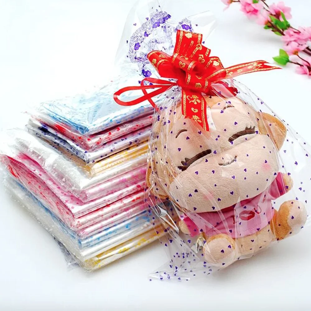 7 размеров 100 шт./лот большой полипропиленовый пакет для кукол игрушек прозрачный