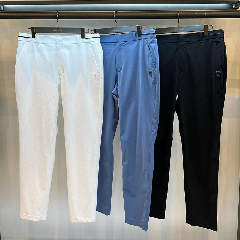 

Golf pants spring/summer 2023 new men's slim trousers with adjustable waistband M622219