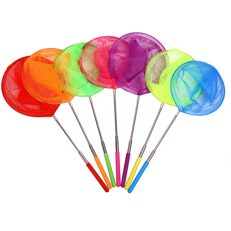 

Stainless Steel Retractable Fishing Net Insect Butterfly Dragonfly Net Outdoor Fishing Net Retractable Portable Fishing Net