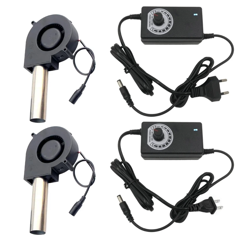 

BBQ Fan Small Portable Air Blower with Air Collecting Port Cooking Blower US/EU