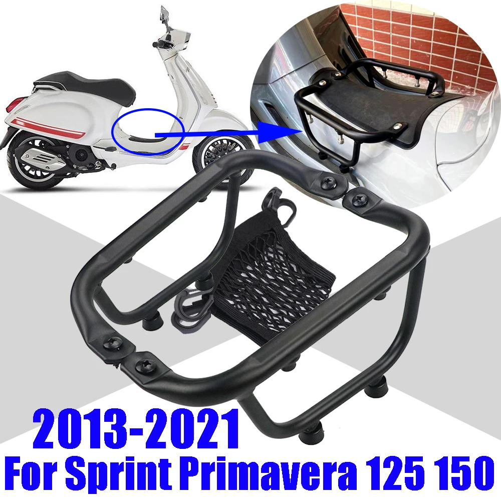 

Motorcycle Foot Pedal Luggage Rack Bracket Holder Support for VESPA Sprint Primavera 125 150 2013 - 2021 2019 2020 Accessories