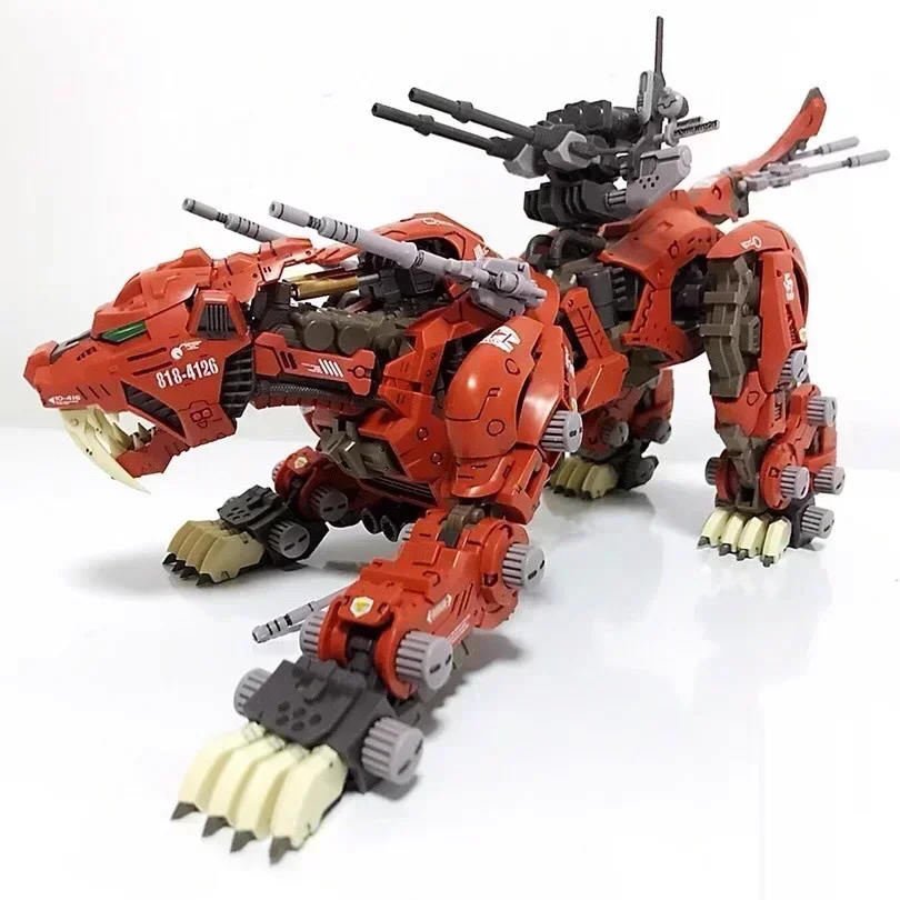 BT Модель 1/72 ZOIDS Red Saber Tiger Собранная модель Аниме Фигурка Игрушки Сборка День