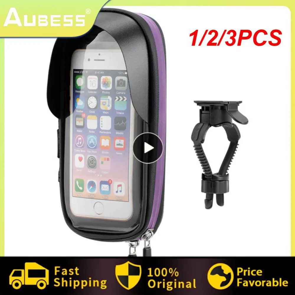 

1/2/3PCS Waterproof Mobile Phone Bag Mountain Bike Touch Screen Navigation Mobile Phone Holder Riding Equipment