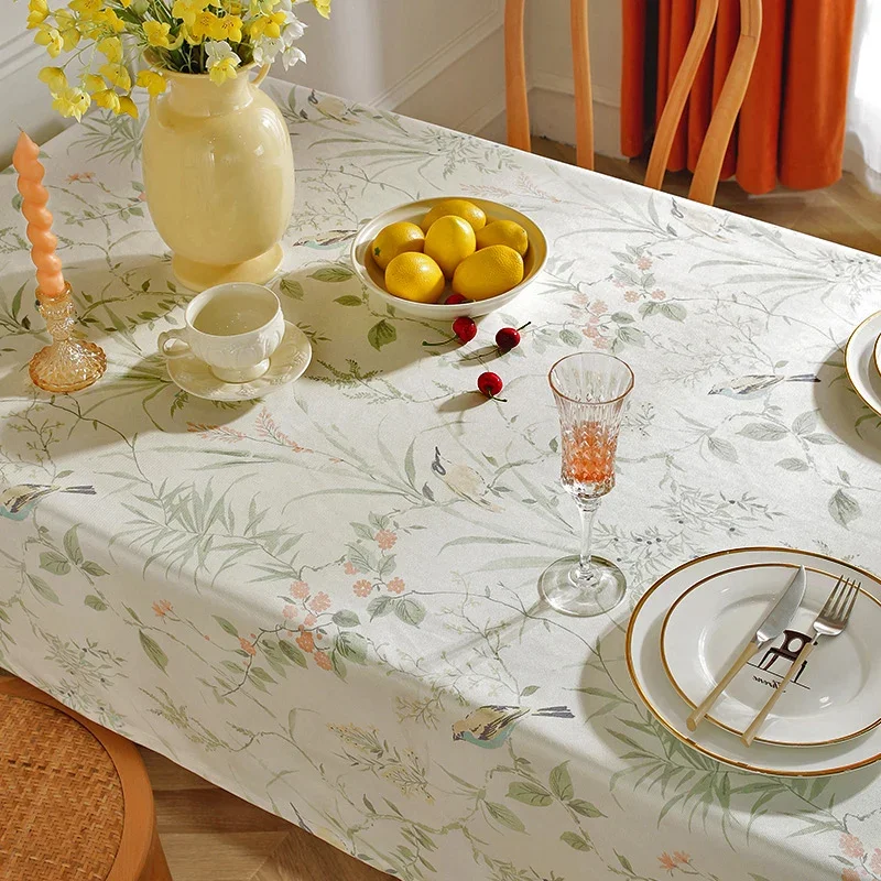 

Wash free rectangular household table cloth tablecloth