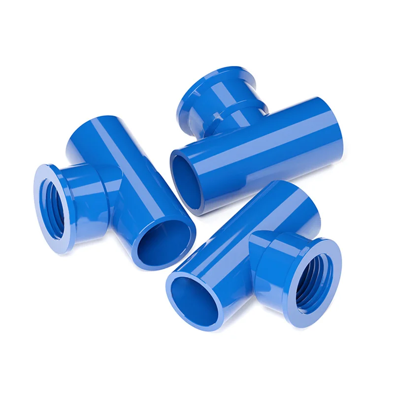 1 ~ 50 шт. синий 20 мм-32 мм тройник из ПВХ соединитель подачи воды аквариум садовые