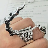 2022 new personality retro scorpion alloy ring movable personality fashion jewelry gift wholesale punk hip hop mens open rings