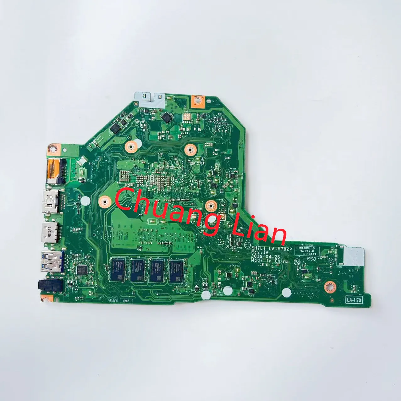 Для ACER Aspire 3 A315-51-34RE EH7L1 LA-H782P REV: 1.A ( 2019-04-26) с процессором I3 7020U I5 7200U I7 7500U 4 Гб ОЗУ DDR4 100%