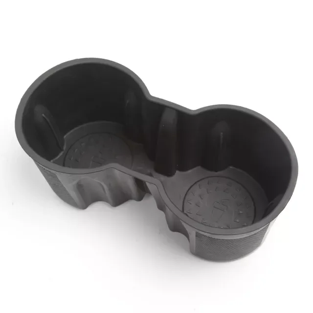 

Water Cup Holde for Tesla Model 3 Y 2022 Interior Accessories Silicone Waterproof Coasters Console Insert Double Hole Holder