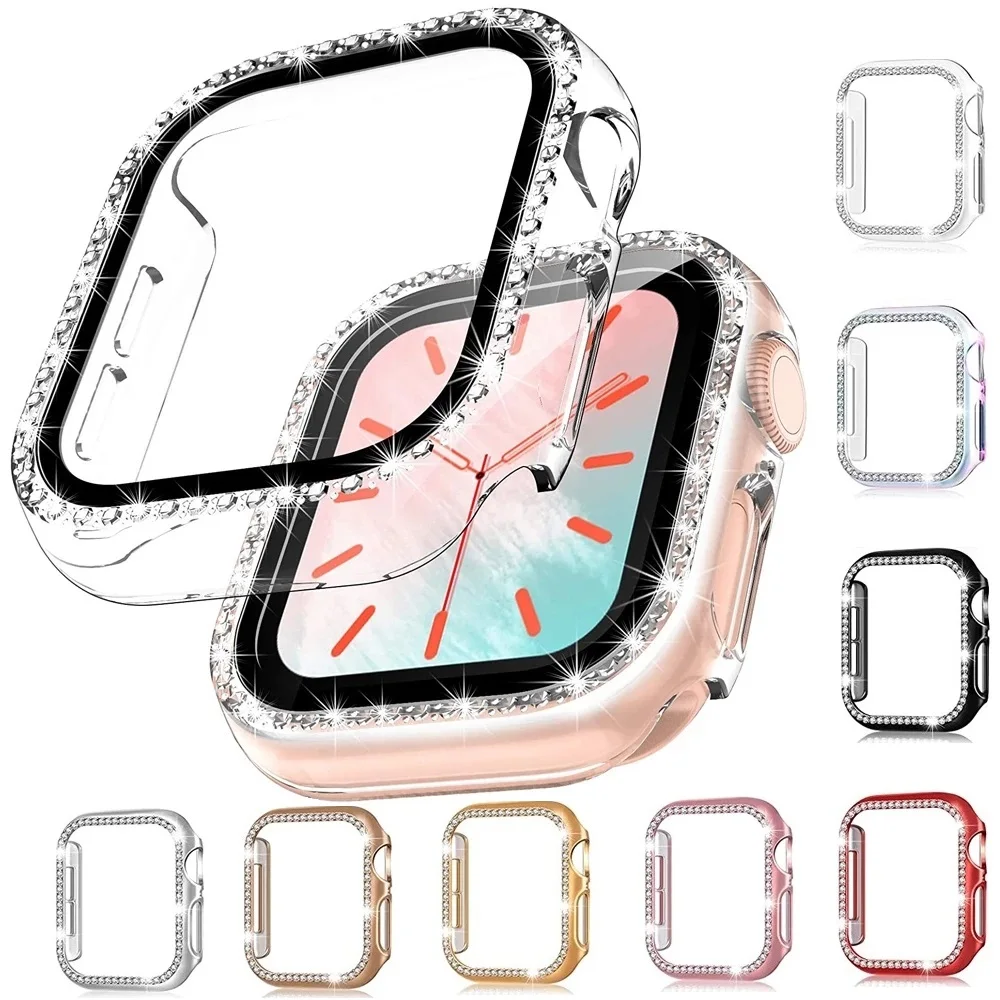 Фонарь защитный для Apple Watch чехол серии 7 6 SE 5 4 38 мм 42 iWatch 45 41 40 44 | Наручные часы