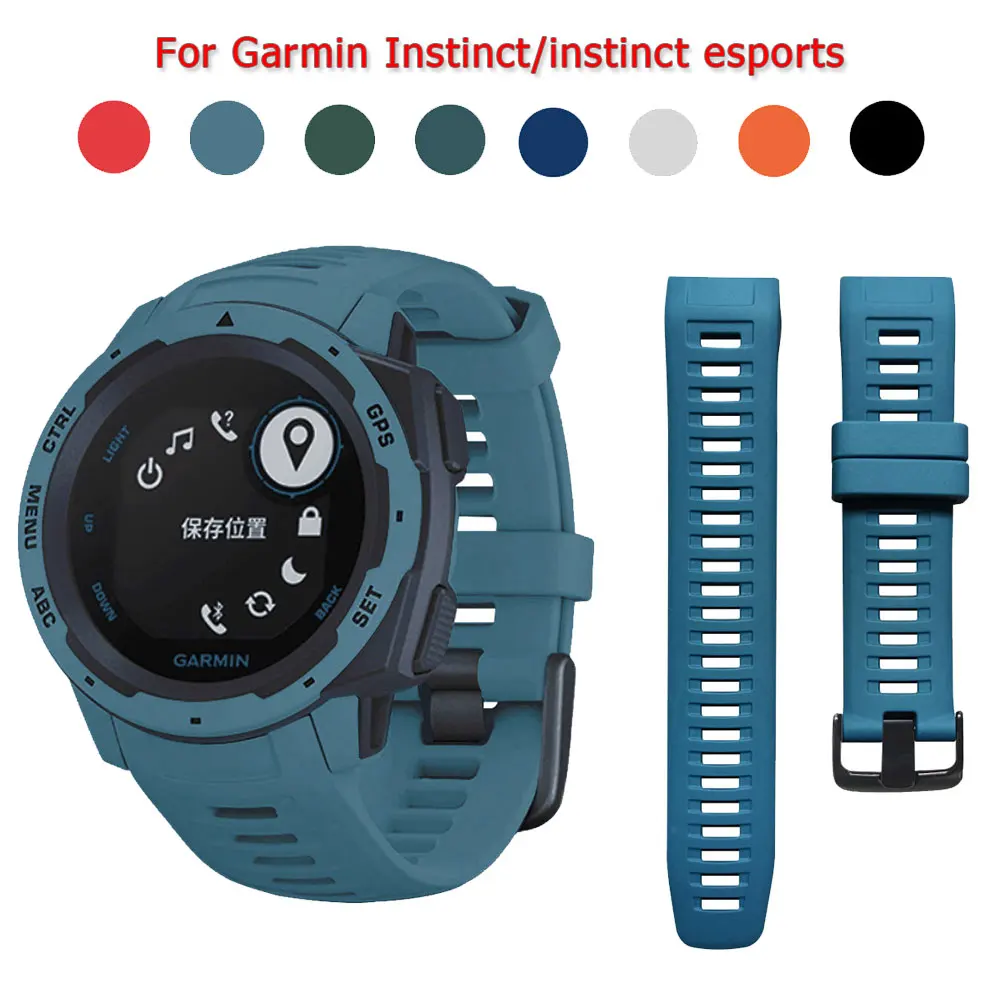 Силиконовый ремешок для часов Garmin Instinct