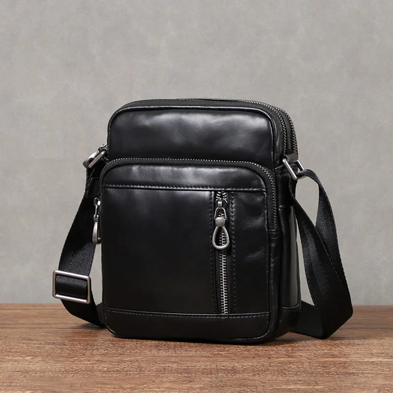 

EUMOAN новая компактная мужская сумка для отдыха компактная Легкая сумка через плечо кожаная мужская сумка для отдыха из воловьей кожи на одно плечо