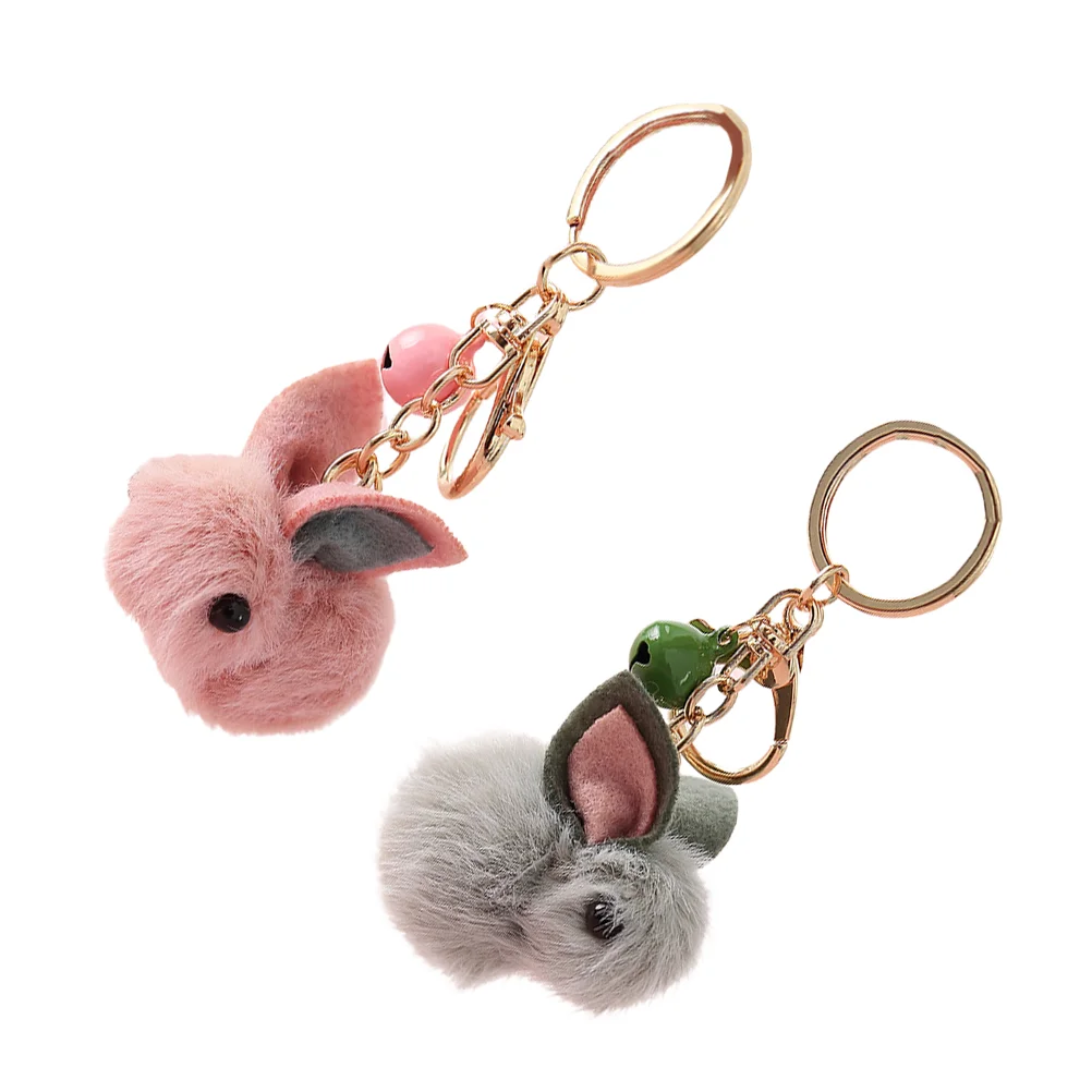

2pcs Bunny Cartoon Key Chain Bunny Cartoon Key Ring Bunny Cartoon Key Pendant