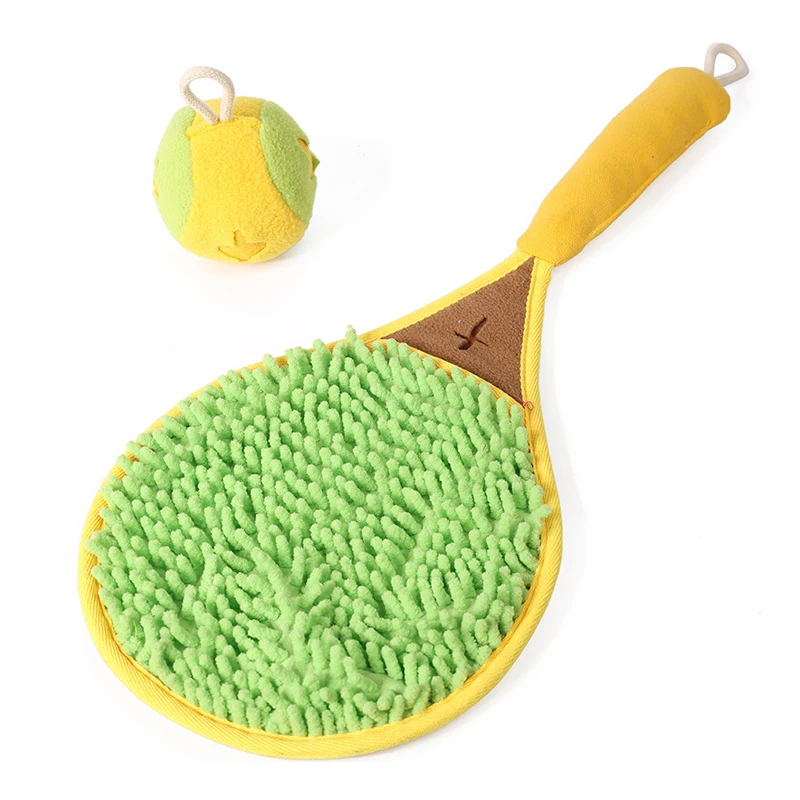 

Plush Pet Dog Snuffle Toy Pet Interactive Puzzle Feeder Food Training Iq Dog Chew Squeaky Toys Cute Ball Activity Treat Game