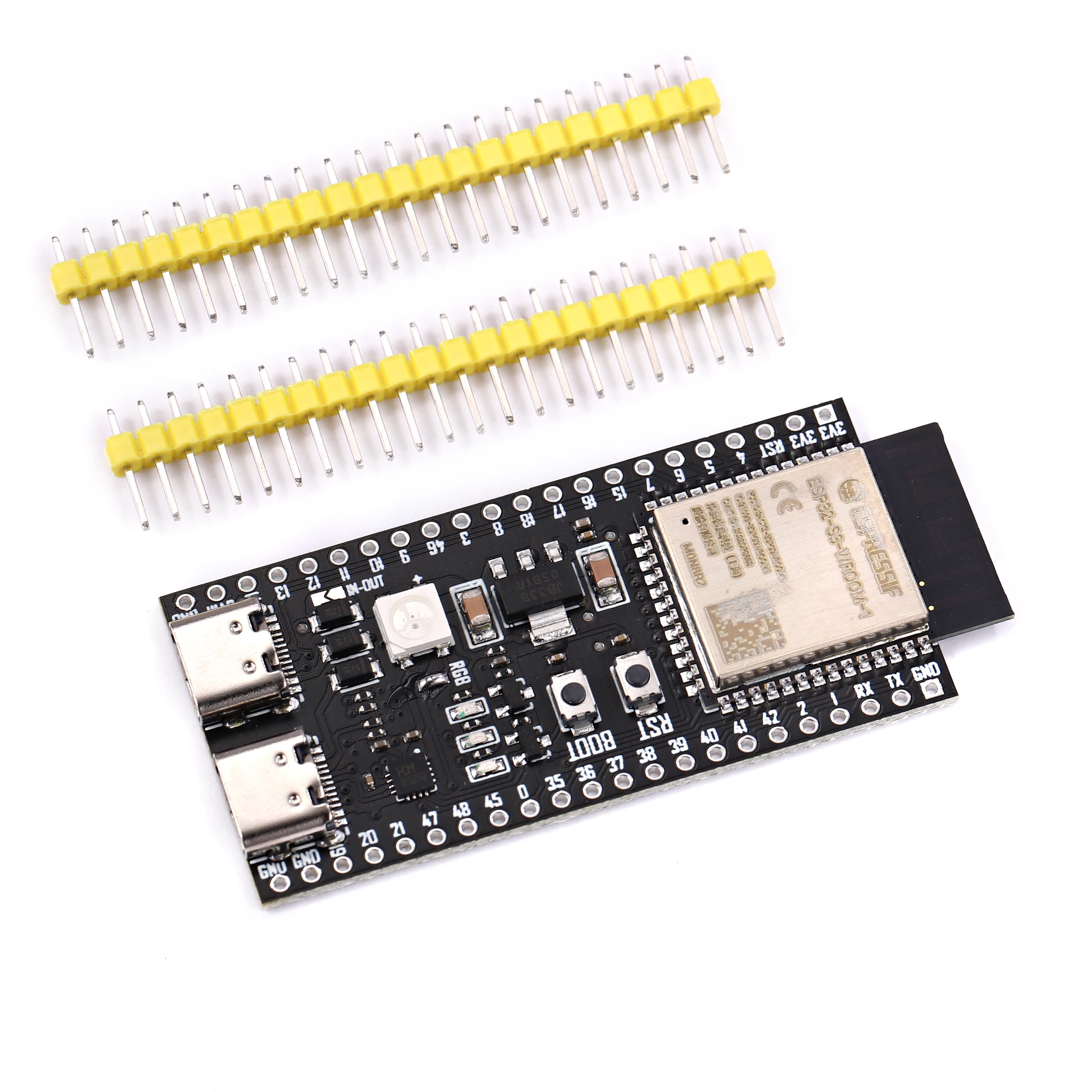 ESP32-S3-DevKitC-1 WiFi Bluetooth-совместимая BLE 5,0 сетчатая макетная плата ESP32, беспроводной модуль