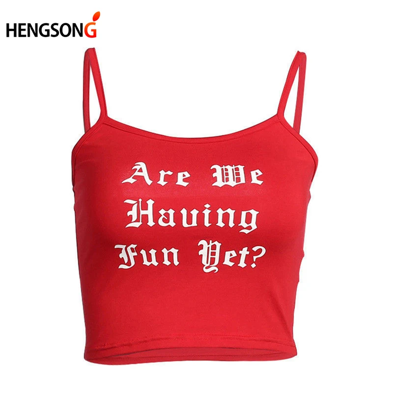 

Женская майка с буквенным принтом, красная однотонная укороченная майка без рукавов, лето 2022