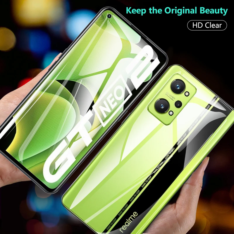

Front and back Hydrogel film For realme GT 2 Pro 5G phone screen protector 3D back film For Realme GT2 pro Not tempered glass
