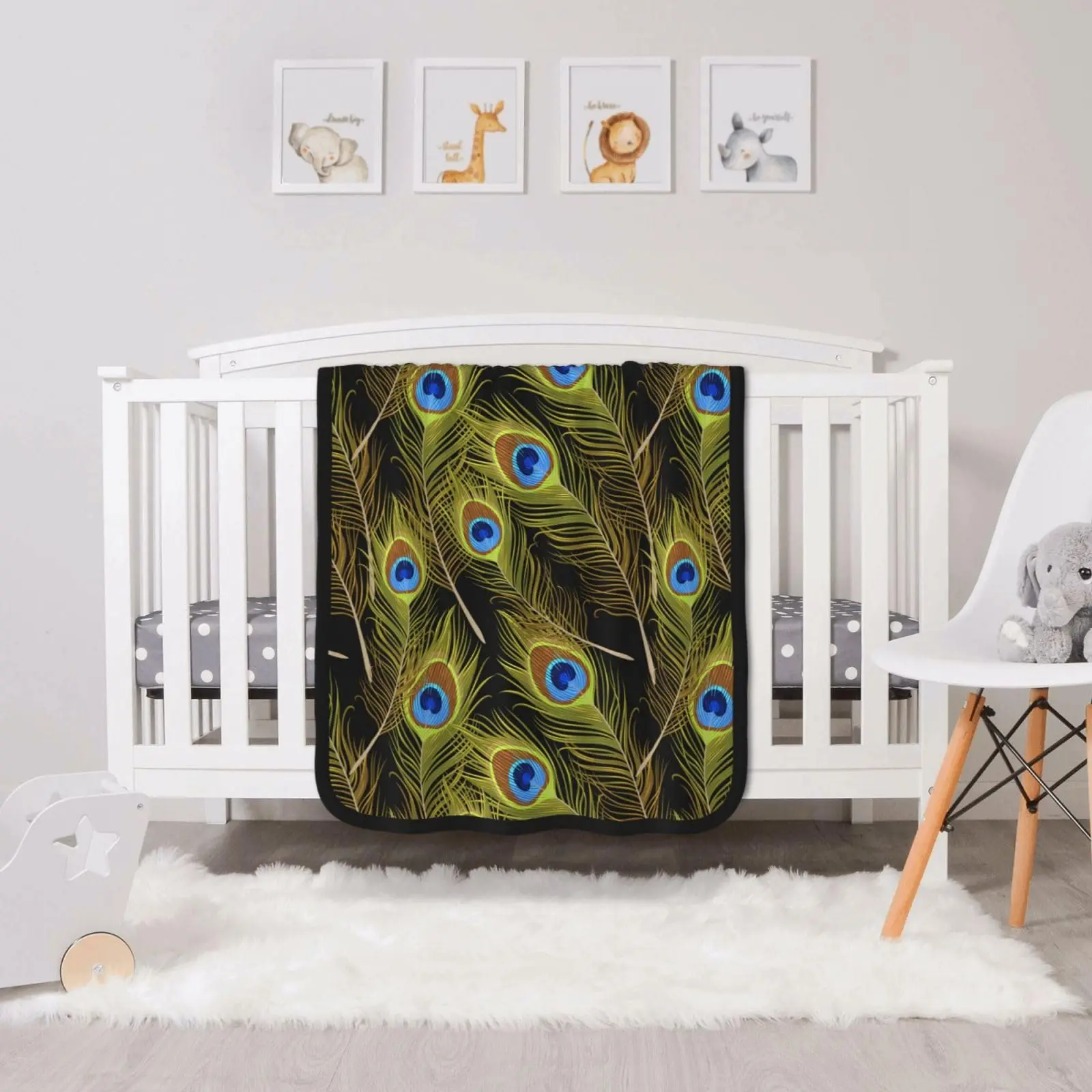 Double-sided Throw Blanket Fluffy Quilt Soft And Cozy Blanke