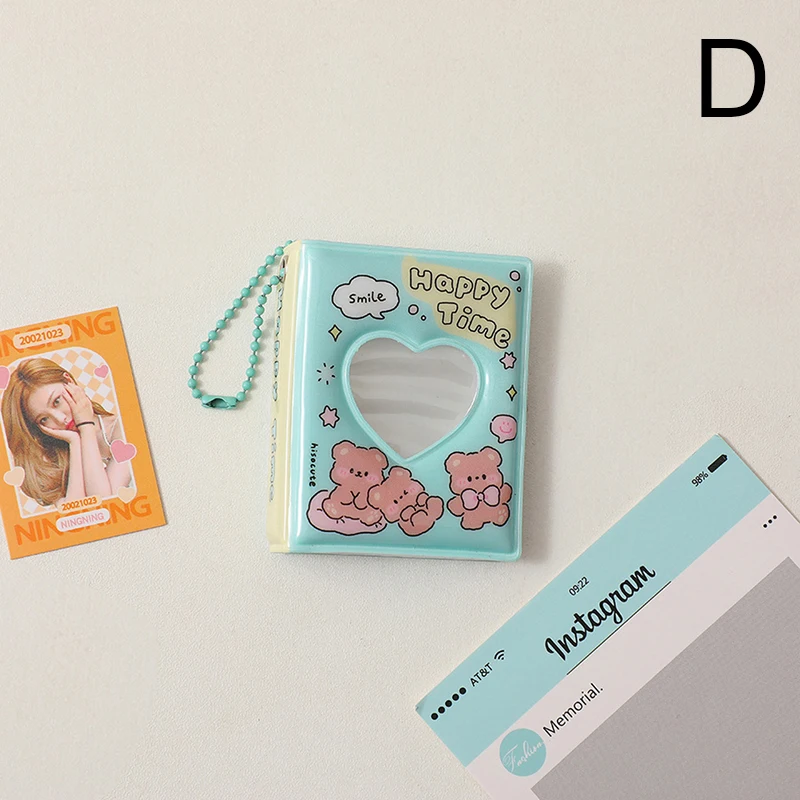 

Мини-фотоальбом ПВХ прозрачный 32 кармана