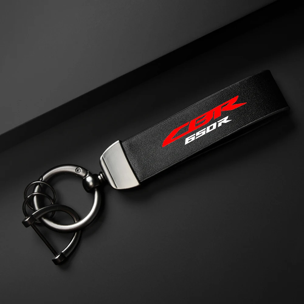 

Кожаный брелок для ключей в мотоцикле, держатель для ключей для Honda CBR650R CB650R CB650F, аксессуары