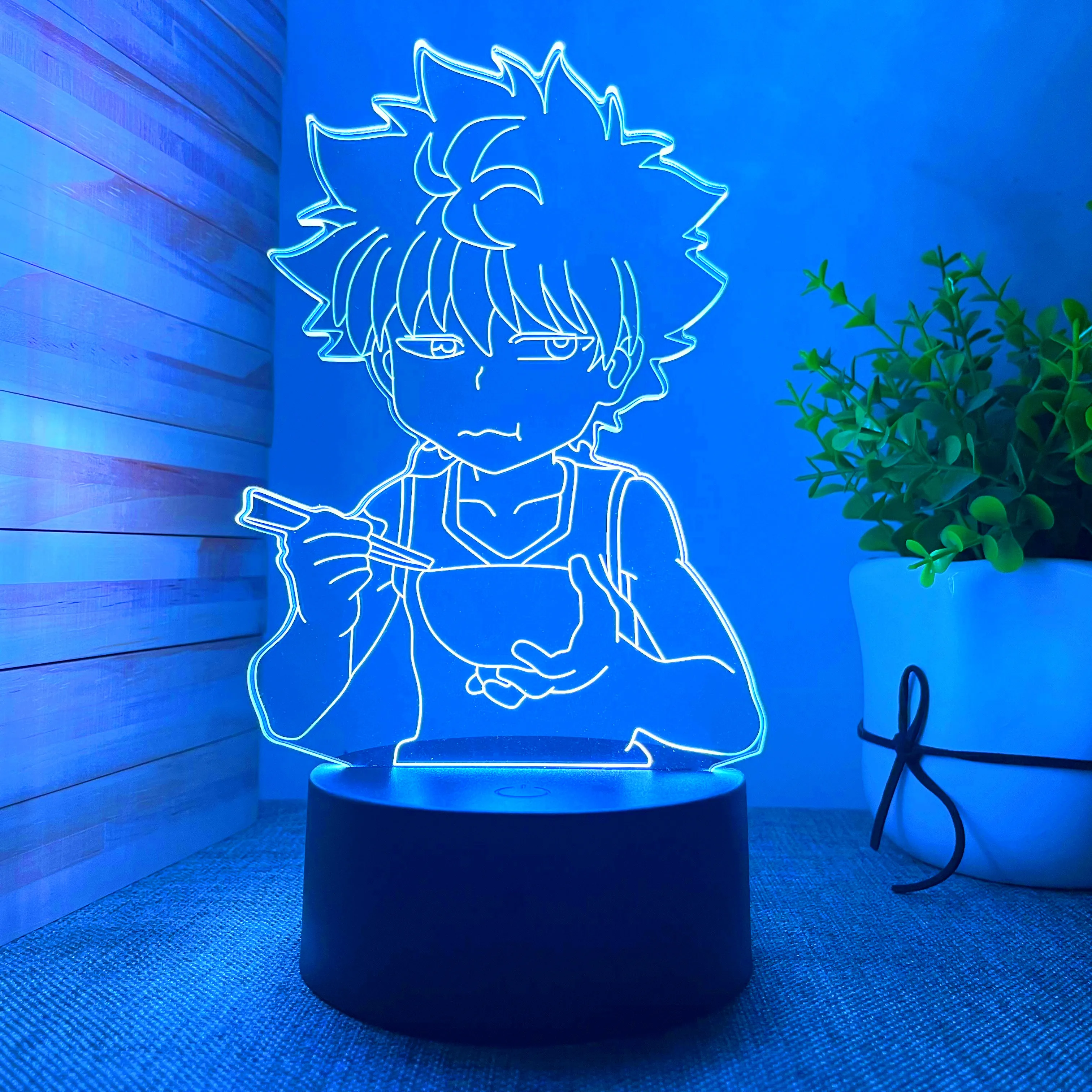 Аниме 3D лампа Killua Hunter X светильник Hxh светодиодный ночсветильник подарок