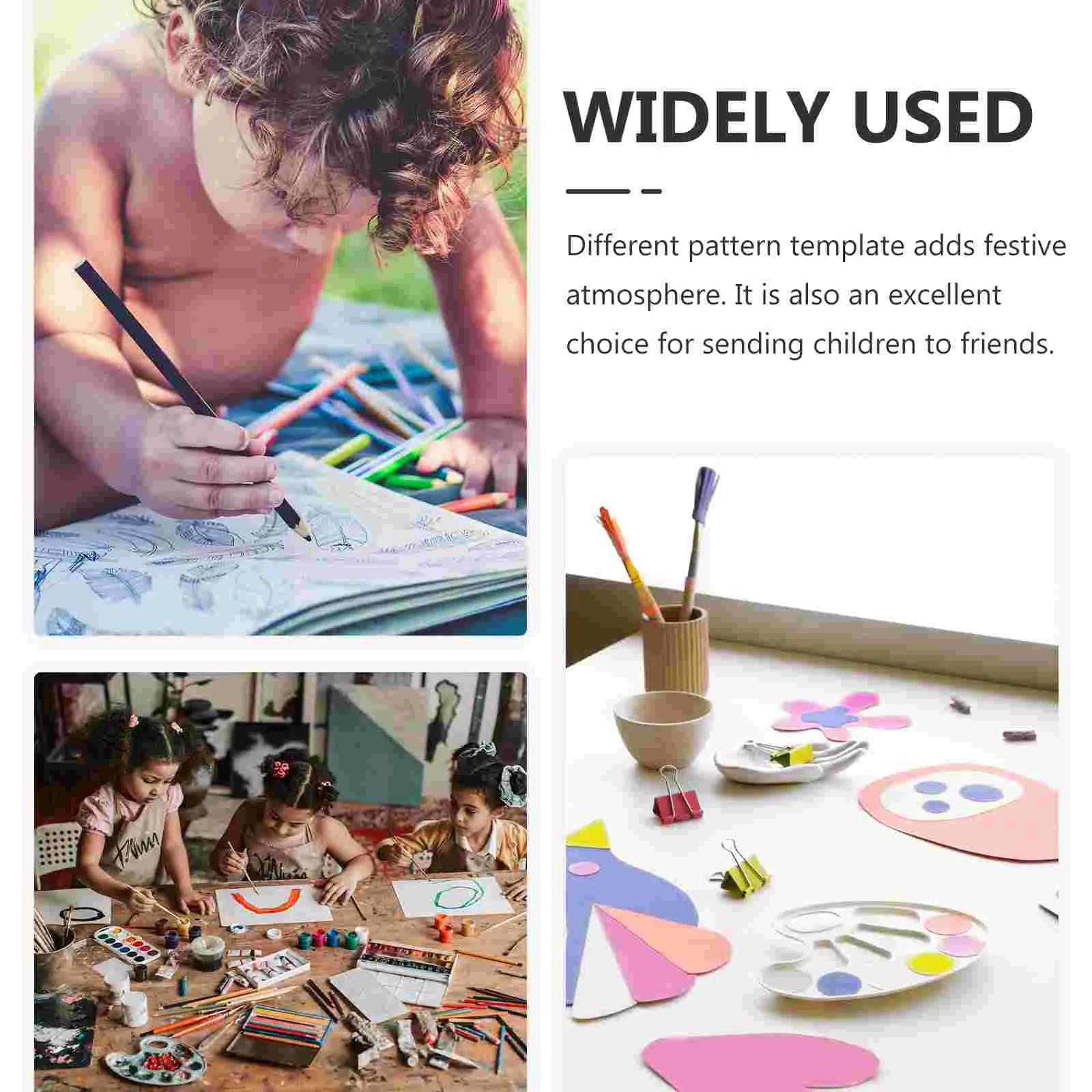 Шаблон для рисования с цветами 24 шт. гибкие трафареты сделай сам форма вырезания