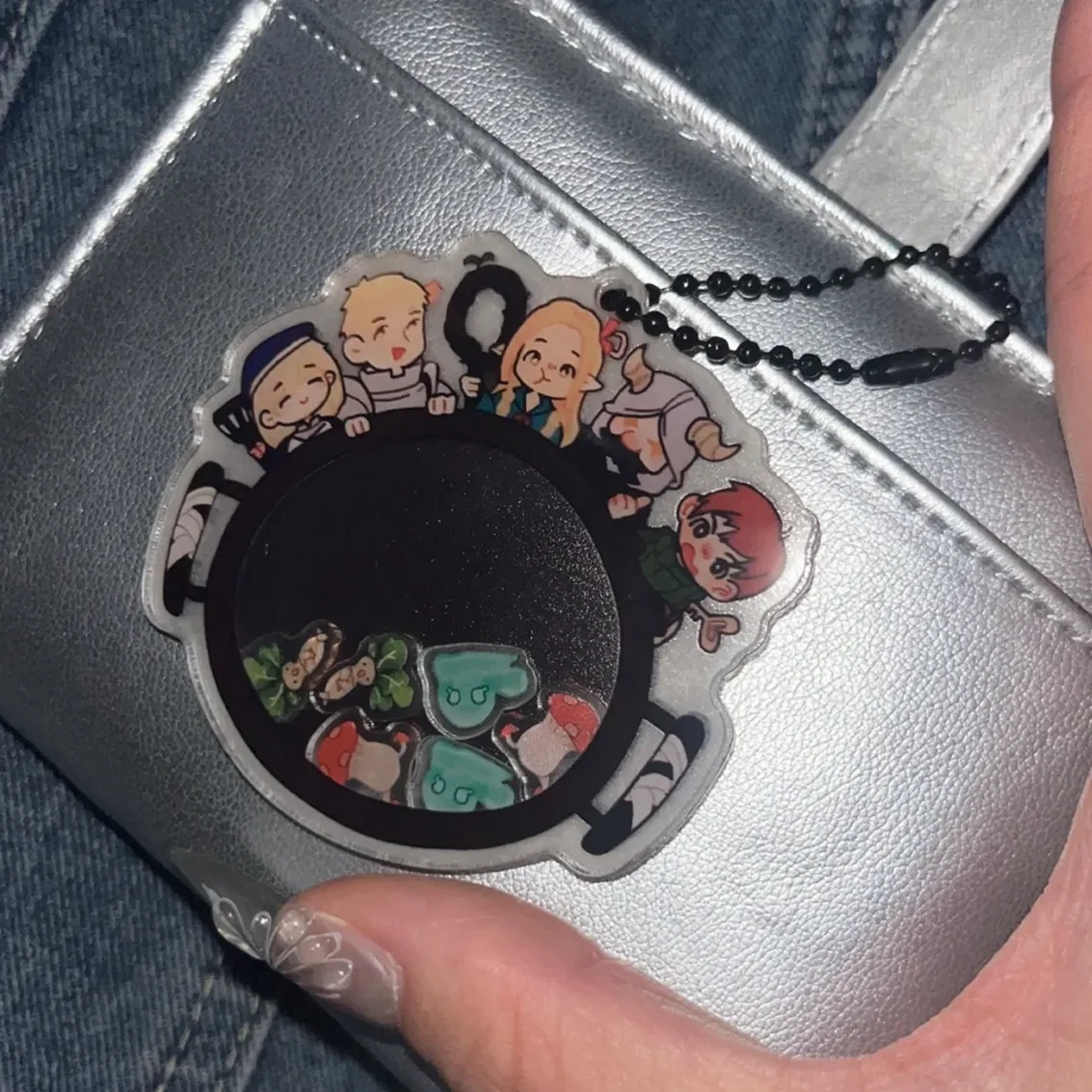 Брелок для косплея в стиле аниме Delicious in Dungeon мультяшная акриловая цепочка