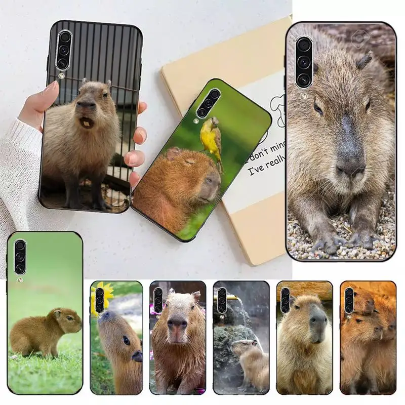 

Capybara cute animal Phone Case For Samsung galaxy A S note 10 12 20 32 40 50 51 52 70 71 72 21 fe s ultra plus