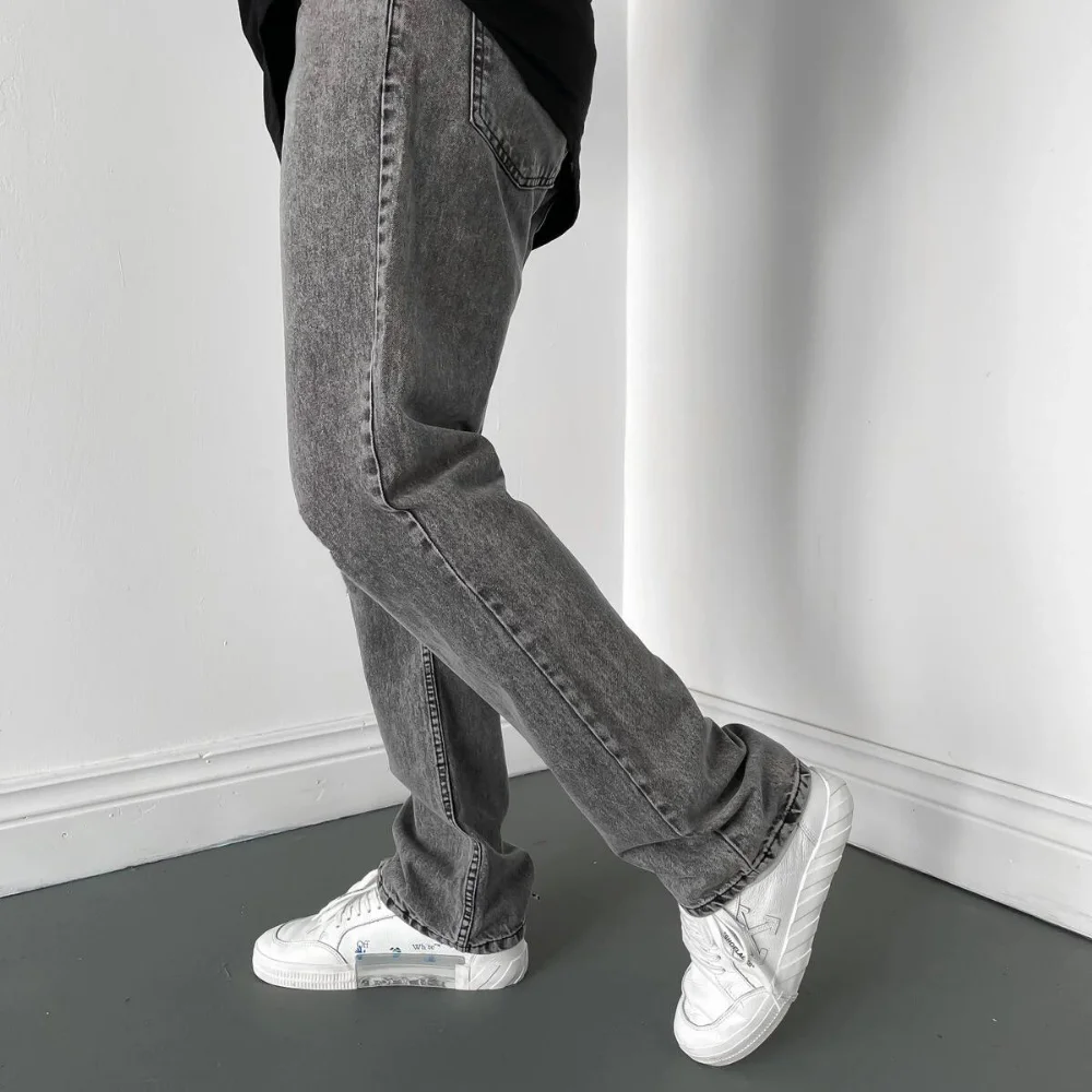 Men's Jeans Loose Wide Leg Pants Street Men's Jeans Four Seasons Business Casual Office Dress Pants Jogging Jeans New Denim