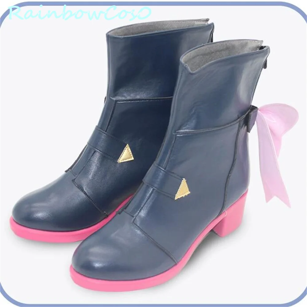 Nakiri Ayame виртуальный YouTuber VTuber косплей обувь сапоги игра аниме Хэллоуин Рождество