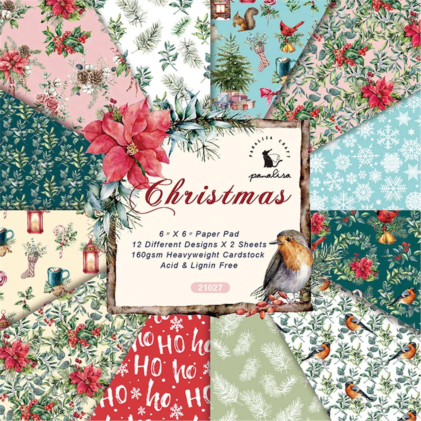 

Pattern Cardstock Floral Scrapbook Paper Scrapbook Paper 24 Sheets Floral Scrapbook Paper Single-Sided Patterned Paper Pack For