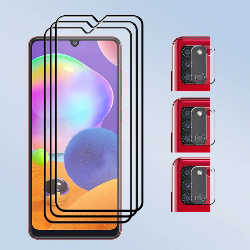 Обновленное закаленное стекло для Samsung Galaxy A31 защитная пленка экрана 6 4 дюйма